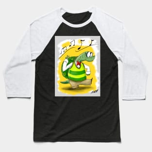 Dancing Turtle Baseball T-Shirt